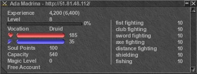 Signature for player Ada Madrina