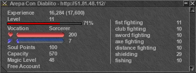 Signature for player Arepa Con Diablito