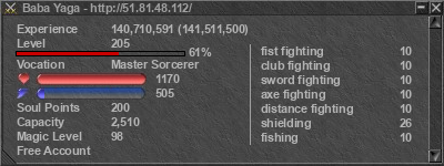 Signature for player Baba Yaga