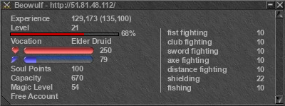 Signature for player Beowulf