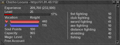 Signature for player Chicho Locura