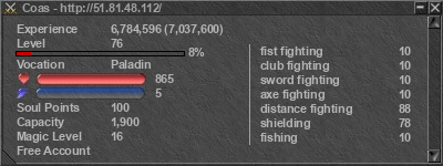 Signature for player Coas