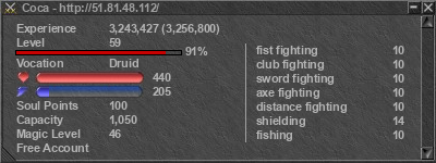 Signature for player Coca