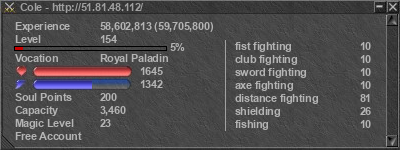 Signature for player Cole