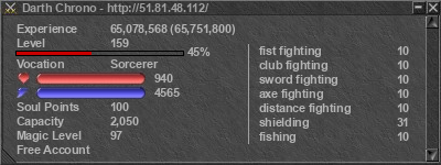 Signature for player Darth Chrono