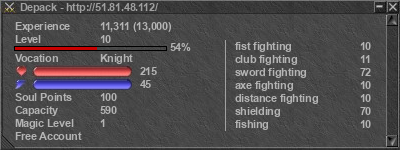 Signature for player Depack