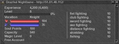 Signature for player Drazhul Nightbane