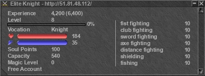 Signature for player Elite Knight