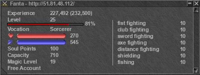 Signature for player Fanta