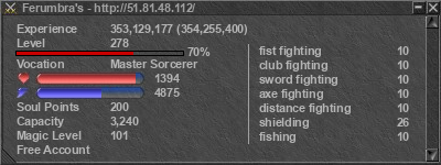 Signature for player Ferumbra's