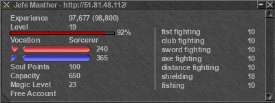 Signature for player Jefe Masther