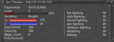 Signature for player Jen Thenam