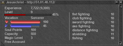 Signature for player Jesuschrist