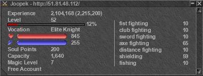 Signature for player Joopek