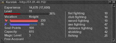 Signature for player Karstak