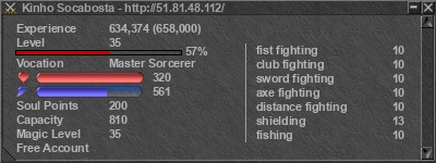 Signature for player Kinho Socabosta