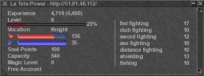 Signature for player La Teta Powal