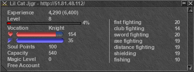 Signature for player Lil Cat Jjgr