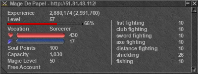 Signature for player Mage De Papel