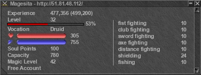 Signature for player Magesita