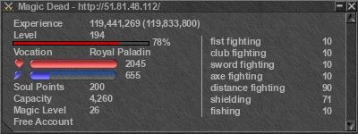 Signature for player Magic Dead