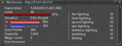 Signature for player Marihuana