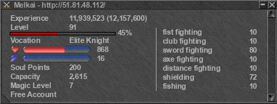 Signature for player Melkai