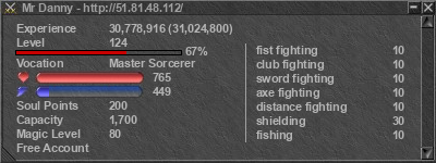 Signature for player Mr Danny