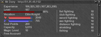 Signature for player Mr Dany