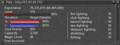 Signature for player Pala