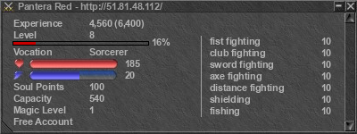 Signature for player Pantera Red