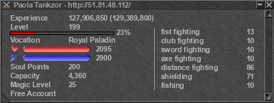 Signature for player Paola Tankzor