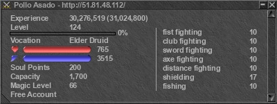 Signature for player Pollo Asado