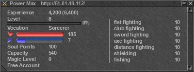 Signature for player Power Max