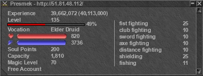 Signature for player Presmek