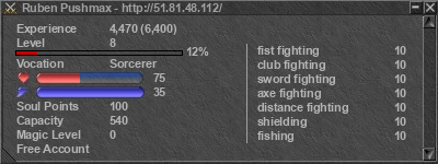 Signature for player Ruben Pushmax