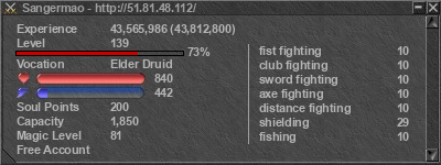 Signature for player Sangermao