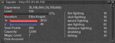 Signature for player Sasuke