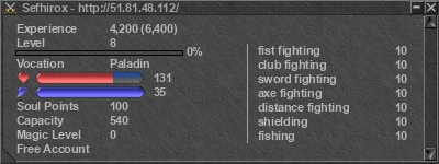 Signature for player Sefhirox