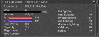 Signature for player Sir Lon Jamas