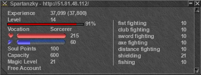 Signature for player Spartanzky