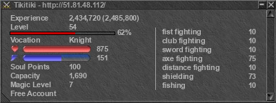 Signature for player Tikitiki