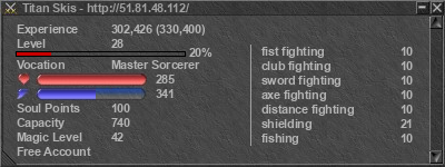 Signature for player Titan Skis