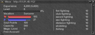 Signature for player Wexx