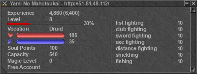 Signature for player Yami No Mahotsukai